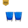 Vasos Azules Mosaique set de 2 Baccarat